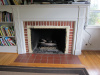Before Picture of Fireplace Resurfacing